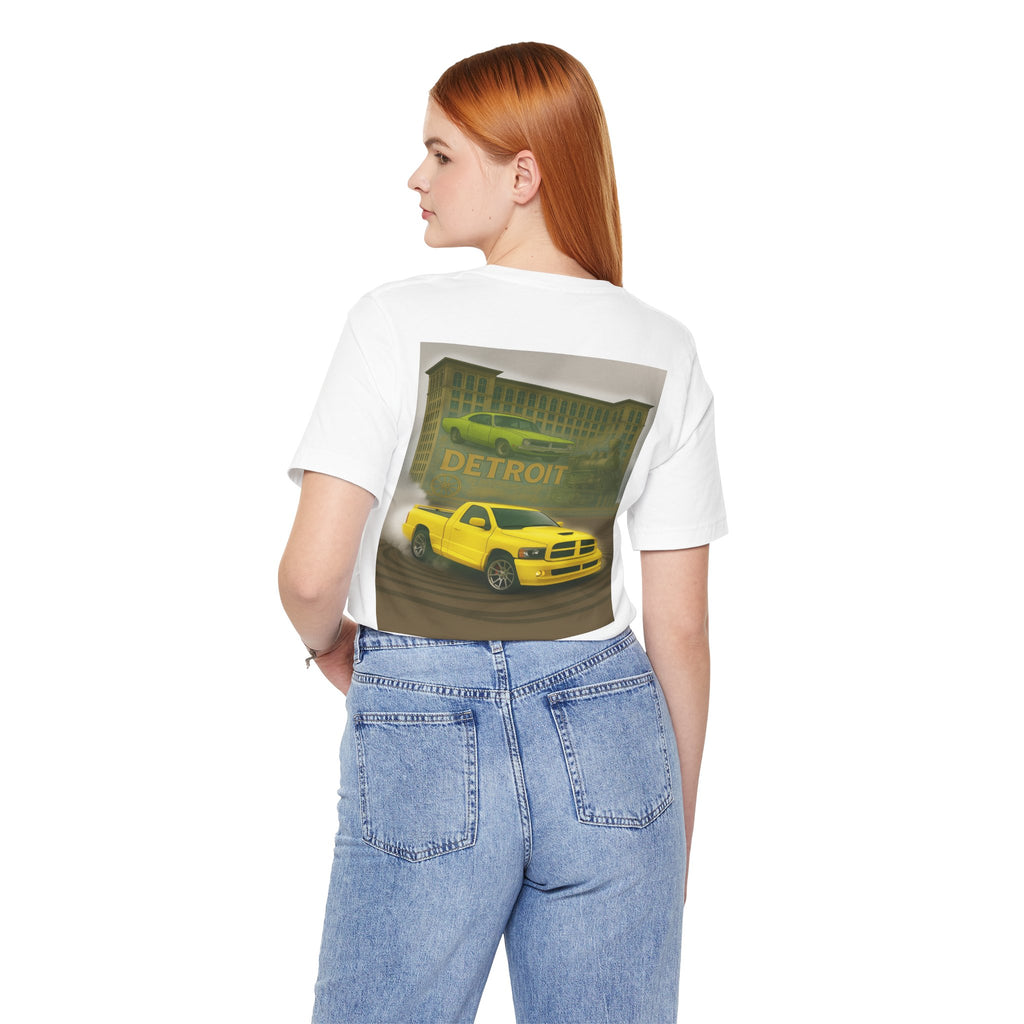 Dream Car Tee - Station Steel & Spray Paint - Yellow