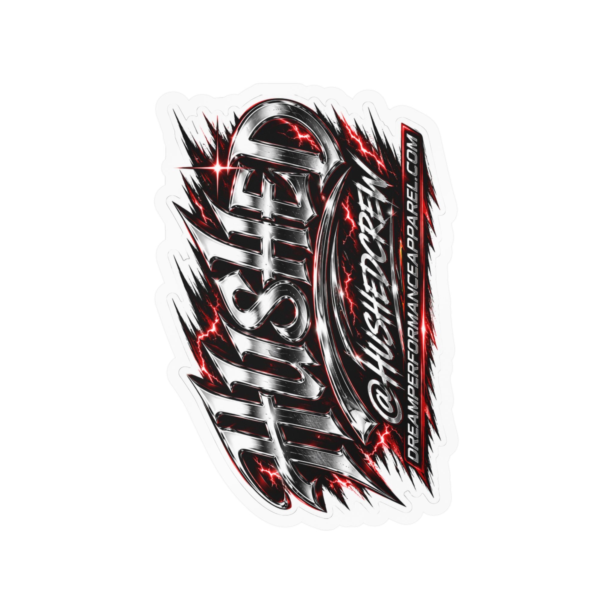 Hushed Sticker (Red)