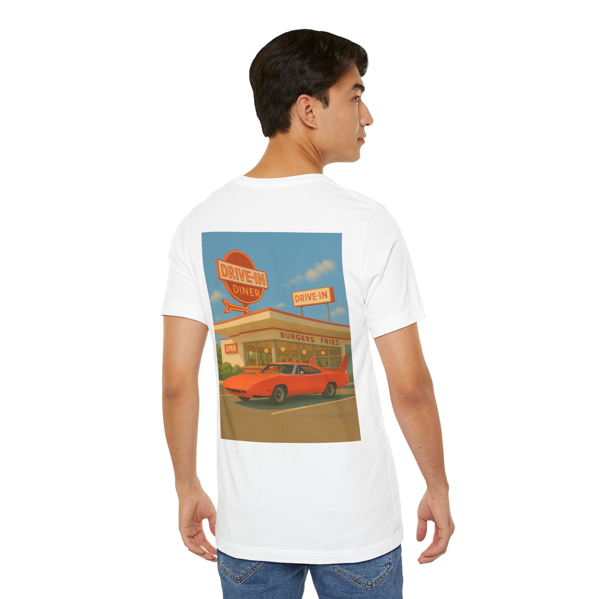 Dream Car Tee – Retro Aero Cruiser - Orange
