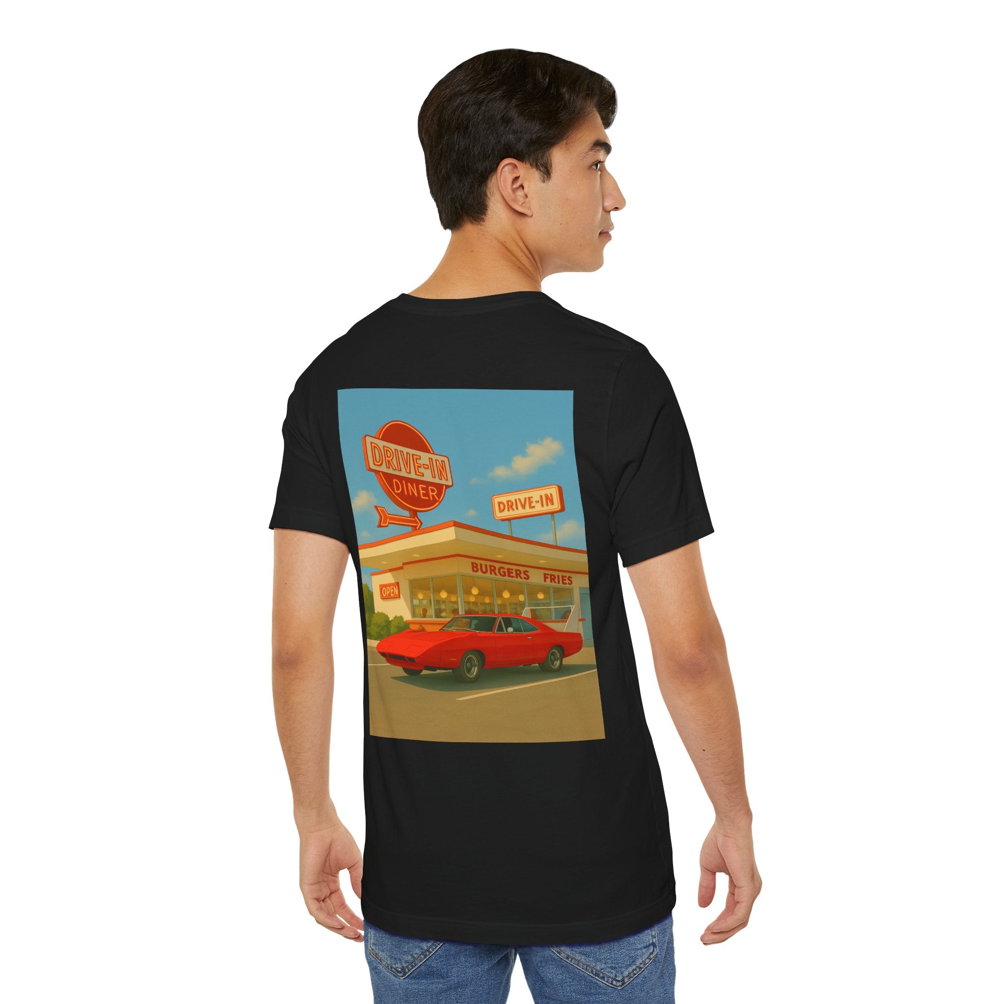 Dream Car Tee – Retro Aero Cruiser - Red