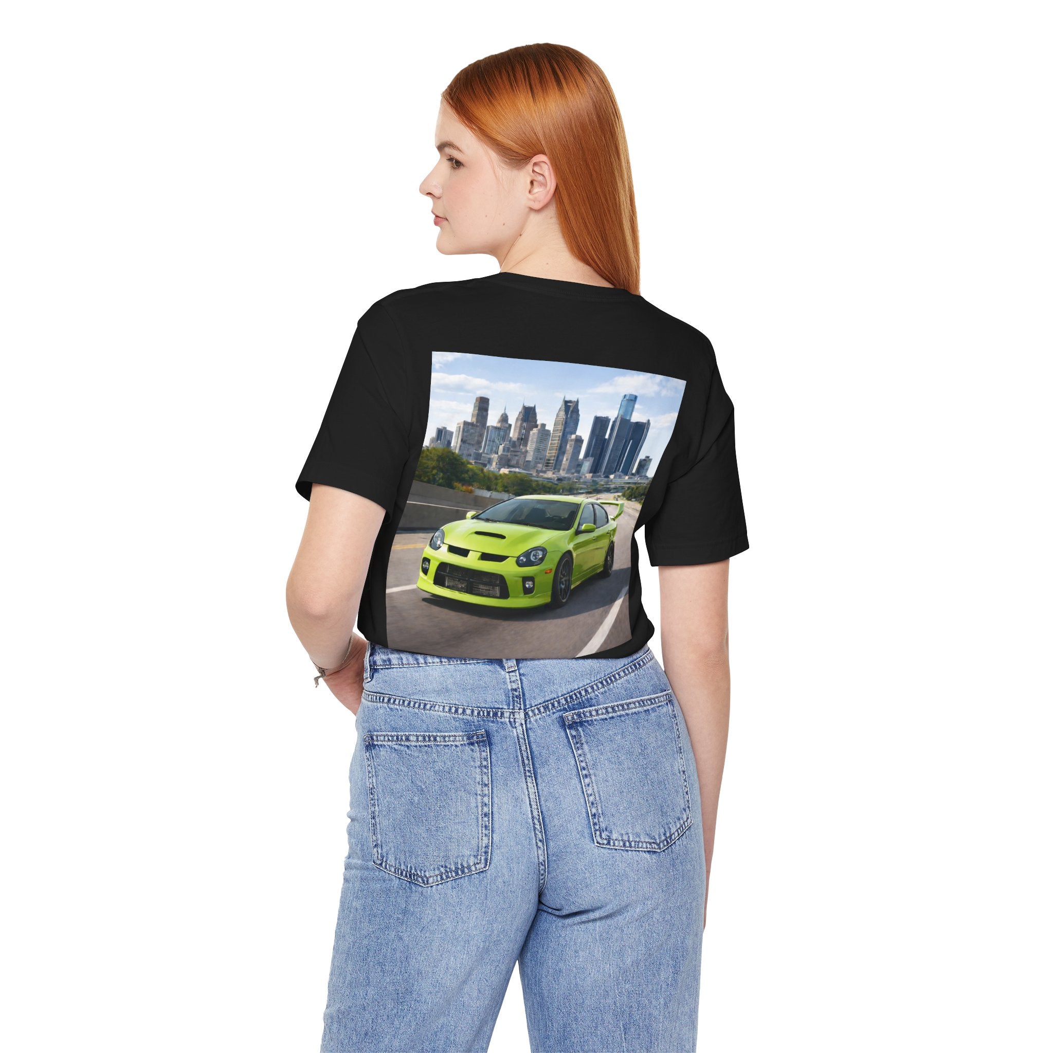 Dream Car Tee - Skyline Tuner - Lime Green