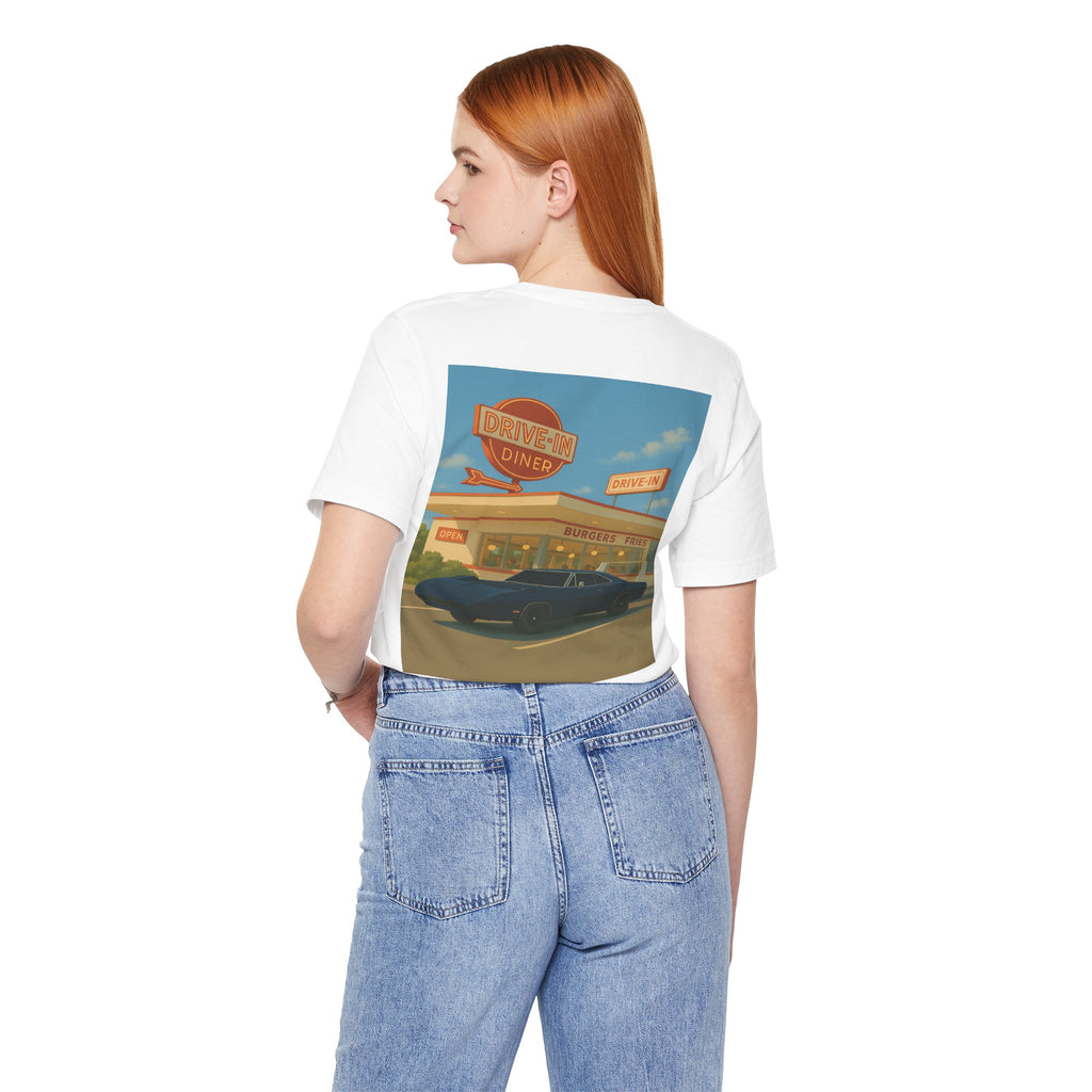 Dream Car Tee – Retro Aero Cruiser - Dark Blue